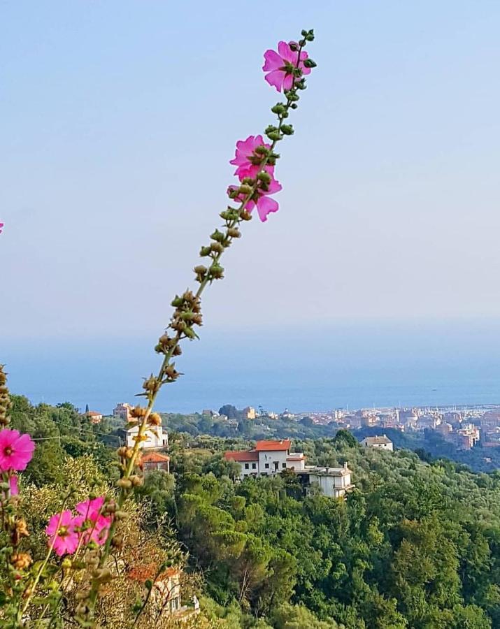 فيلا La Vivagna - Casa Vista Mare Tra Gli Ulivi Leivi المظهر الخارجي الصورة