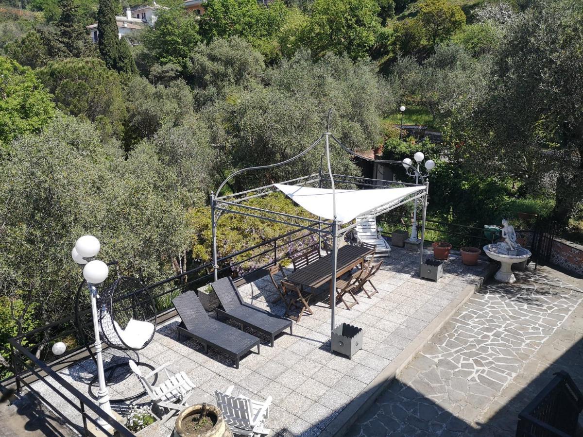 فيلا La Vivagna - Casa Vista Mare Tra Gli Ulivi Leivi المظهر الخارجي الصورة